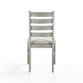 thumbnail image 4 of New Classic Furniture Pascal Ladderback Dining Chairs (Set Of 2) - Driftwood Gray, 4 of 8