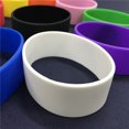 thumbnail image 6 of GOGO 10 PCS Wide Silicone Wristbands Rubber Bracelets, Party Favors-NOCTILUCOUS, 6 of 7