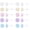D, variant on 12 Pairs Plastic Hoop Earrings for Women Colorful Anti-Allergy Unisex Cute Plastic Hoop Ear Retainers Nose Rings With Buckle for Sensitive Ears and Skin