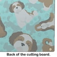 thumbnail image 5 of Carolines Treasures MLM1031LCB 15 x 12 in. Blue Shih Tzu Glass Cutting Board - Large, 5 of 5