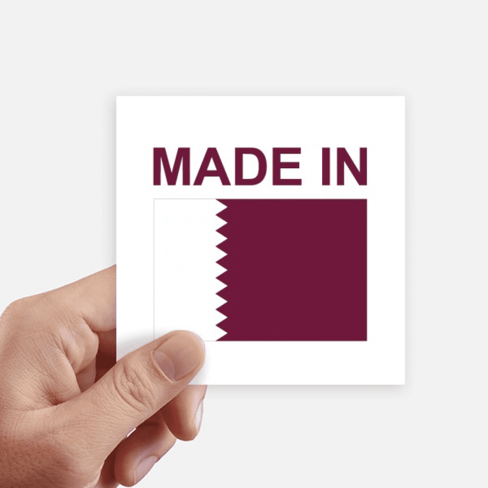 Qatar Country Love Sticker Square Waterproof Stickers Wallpaper Car