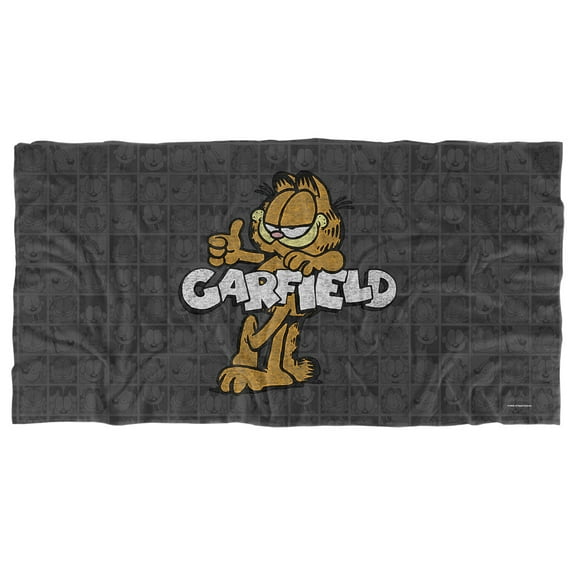Garfield Retro Officially Licensed Beach Towel 30' X 60'