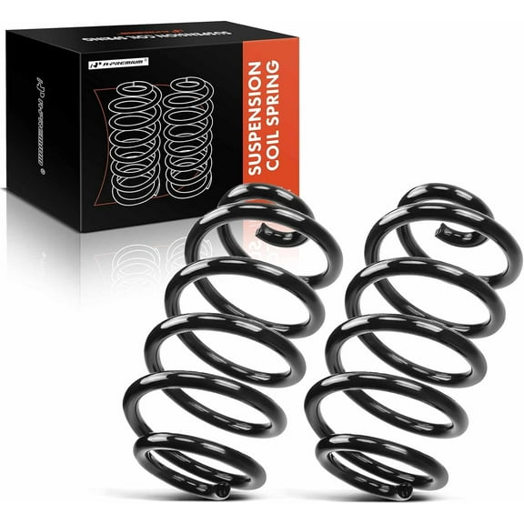 A-Premium 2Pcs Rear Suspension Coil Spring Set Compatible with Nissan Versa 2007-2012 1.6L 1.8L, Driver and Passenger Side, Replace# 550203BA0B