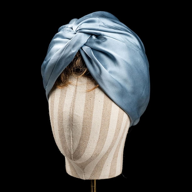 Satén sedoso para mujer, gorro Extra grande para dormir, pelo anudado para protección, turbante, sombrero de noche, Hijab de banda ancha elástica para cubrir la cabeza