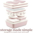 thumbnail image 3 of COOK WITH COLOR Nonstick Stackable Bakeware Set, 13-Pc Baking Set with Baking Sheets & Pans, Pink, 3 of 6