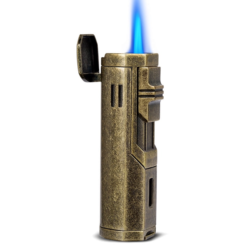 Cigar Lighter, Windproof Direct Impact Titanium Alloy Lighter, Portable Travel Cigar Lighter
