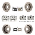thumbnail image 1 of Transit Auto Front Rear Disc Brake Caliper Rotors and Ceramic Pads Kit (10Pc) for Car 2012-2014 Ford F-150 with 7 Lug Wheels KC8-101971N, 1 of 9