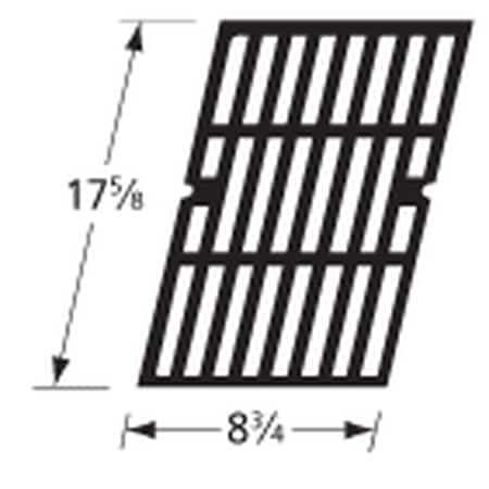 Porcelain Cast Iron Cooking Grates - Universal Grill Grid 67241 Porcelain Coated Cast Iron Cooking Grate