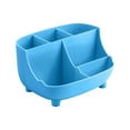thumbnail image 1 of Organizador de almacenamiento de escritorio, contenedor de caja para portatarjetas de lápiz y bolígrafo para escritorio, suministros de oficina, mesa de tocador 2306, 1 of 5