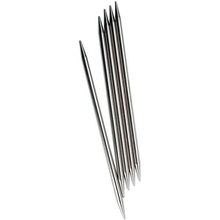 Red Double Point 6 Inch 15cm Stainless Steel Knitting Needle Size Us 9 5 5mm 6006 9 Set Of 5 Double Point Needles Each 6 15cm Chiaogoo