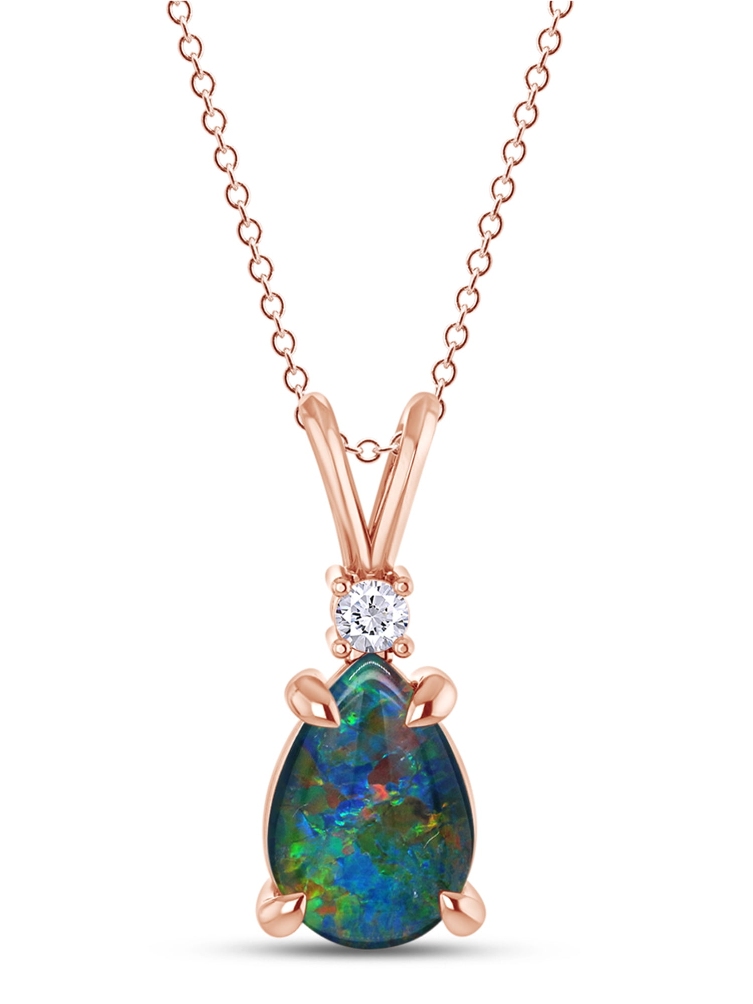 3.07CT Aquamarine Heart Gemstone Charm Pendant & Necklace 14K Yellow Gold 