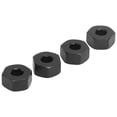 thumbnail image 3 of Adaptador hexagonal de cubo de rueda combinador de 4 piezas de 5 mm a 12 mm para camiones RC WPL D12 1/10 (negro), 3 of 14