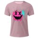thumbnail image 4 of Blusas y camisas de manga corta con cuello redondo para hombre, blusas casuales de verano a la moda con cuello redondo y estampado para hombre., 4 of 4