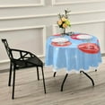 thumbnail image 7 of Coolnut Christmas Round Tablecloth, Washable Oil Proof Table Cover for Kitchen Holiday Party Wedding Picnic Decoration, 7 of 7