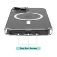 thumbnail image 5 of onn. MagSafe Compatible Phone Case for iPhone 16e / iPhone 15 / iPhone 14 / iPhone 13 - Clear, 5 of 7