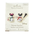 thumbnail image 2 of 2007 Warm Smiles (Mickey and Minnie) Hallmark Keepsake Christmas Tree Ornament - QXM4217, 2 of 2