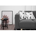 thumbnail image 3 of Ambesonne Black White Throw Pillow Cover 2 Pack, Sports Theme Sketch, 16", Black White, 3 of 7