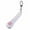 White, variant on Drmagihm USB Rechargeable Interactive Pet Toy Pen, Red Light Chasing Stick for Cat and Dog Indoor Exercise, Portable Boredom Buster Gadget