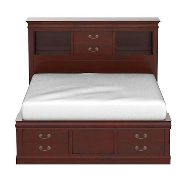 Acme Furniture Louis Philippe III 19530T Transitional Twin Sleigh Bed, A1  Furniture & Mattress