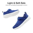 thumbnail image 3 of Kids' Breathable Knit Sneakers with Hook-and-Loop Strap & EVA Cushioning, 3 of 5