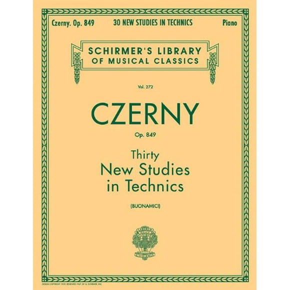 Schirmer Library of Classics Volume 272: Piano Technique (Schirmer's Library of Musical Classics)