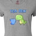 thumbnail image 4 of Inktastic Tea Rex Cute Green Dinosaur Pun Women's T-Shirt, 4 of 5