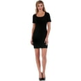 thumbnail image 3 of InstantFigure Short Dress with Square Neck and Short Sleeves 168027, 3 of 5