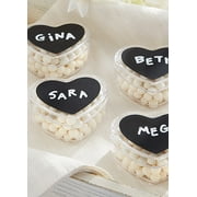 Chalk labels w/ heart holder