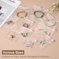 thumbnail image 4 of Uxcell 10Pcs Bolsas de Joyería, 5.9 x 7.1 Pulgadas Bolsas de Joyería con Cierre Autoadhesivo, Bolsa Transparente de Plástico con Cremallera, 4 of 7