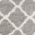 thumbnail image 4 of Parma Lyssa Geometric Shag Area Rug by Chateau Lyon, Grey/Cream, 4' x 6', 4 of 4