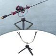 thumbnail image 2 of facefd Triangle Ice Fishing Rod Bracket Triangle Bracket Winter Rod Holder Y shape, 2 of 9