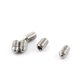 thumbnail image 1 of 5 Pcs 3mm x 6mm Cabeza de Socket Hexagonal de Metal Tone Plateado con Resorte, 1 of 1