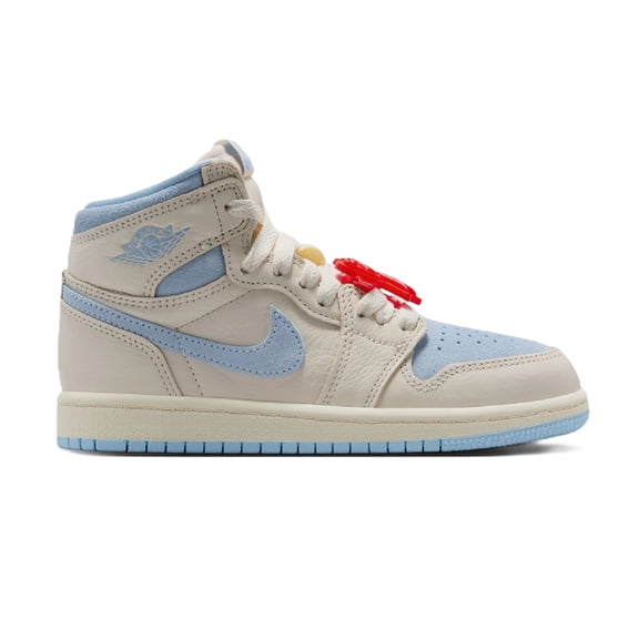 Little Kid's Jordan 1 Retro High OG Pale Ivory/Psychic Blue (FD2597 102) - 1.5
