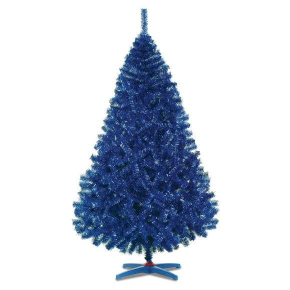 Árbol de Navidad Naviplastic Monarca de Lujo color Azul Metálico de 220 cm