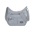 thumbnail image 3 of LAVA Women Crossbody Purse Bags Waterproof Nylon Shoulder Pouch Wallets Hangbag (Gray), 3 of 11