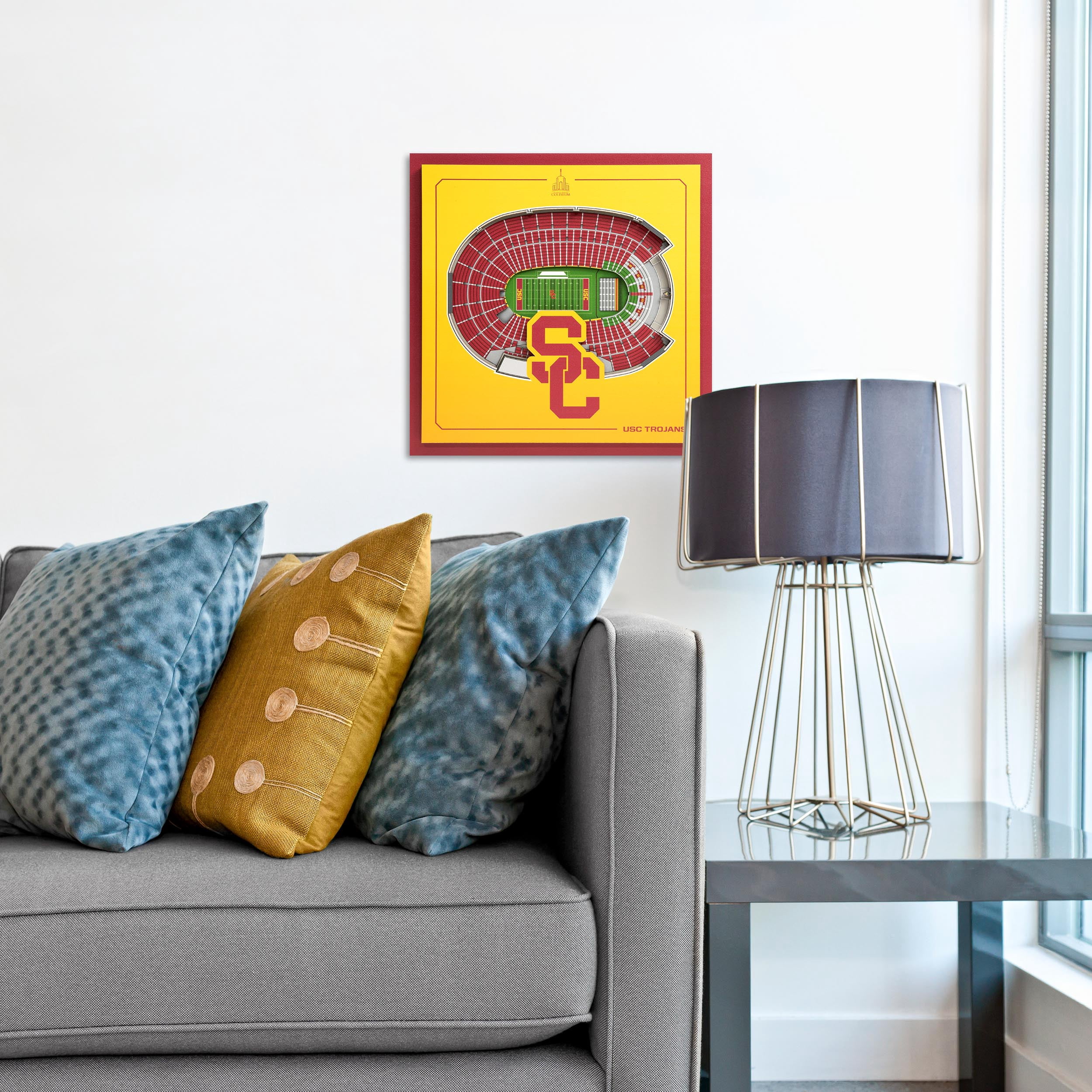 YouTheFan NCAA USC Trojans Stadium Series 3D Wall Art