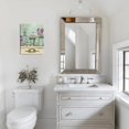 thumbnail image 5 of Homey Farmhouse Bathroom Wall Art 12X16inch Floral Pictures with Bath Towel Vase, Charming Canvas Prints for Decor, 5 of 7
