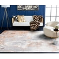 thumbnail image 3 of SAFAVIEH Aston Charmaine Abstract Area Rug, Gray/Rust, 8' x 10', 3 of 12