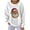 White B, variant on Edvintorg Christmas Shirts for Women Long Sleeve Fashion Letter Printed Casual Crewneck Sweatshirt Pullover Top Plus Size Clothing