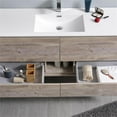 thumbnail image 5 of Fresca Catania 60" Wall Hung Single Sink Wood Modern Bathroom Vanity in Natural, 5 of 8
