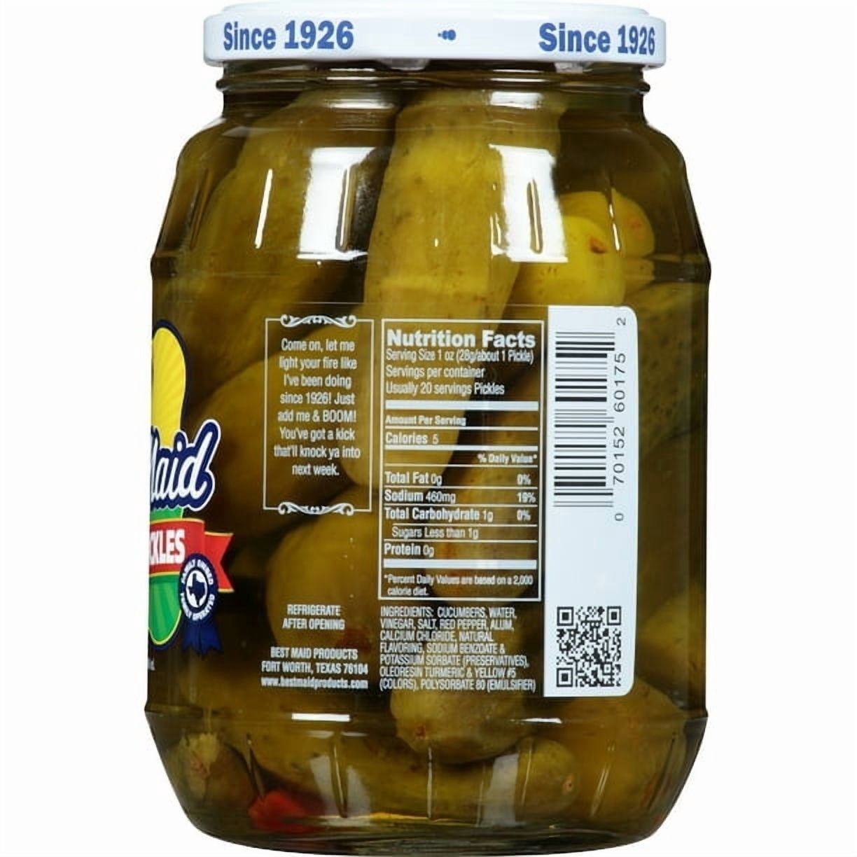 (3 pack) Hot Dill Pickles 24oz