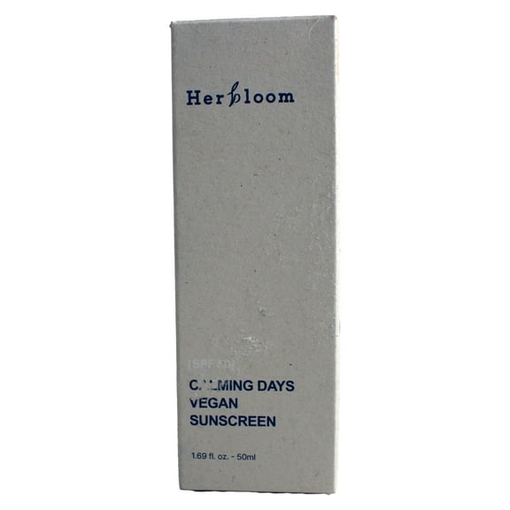 Herbloom Claming Days Vegan Sunscreen SPF 50 Soothing Formula 1.69 Fl Ounce
