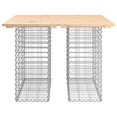 thumbnail image 3 of vidaXL Garden Table Gabion Design 100x102x72 cm Solid Wood Pine, 3 of 5