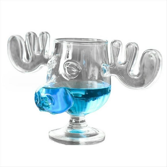 Juego de Vasos de Vidrio para Vacaciones Navideñas, Cristalería Navideña para Bebidas, Capacidad para 8 Onzas