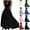 Black, variant on Gspmoly Plus Size Dresses for Curvy Women, Women'S Spring/Summer Sleeveless Color V-Neck Wrapped Chest Dress Long Dress Cocktail Dresses for Women up to 70% Off
