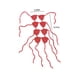 thumbnail image 3 of Puntoco Ropa Interior Para Mascotas De Bikini De Gatito De Lana Hecha A Mano En Rojo Divertido, Decoración Del Hogar, 3 of 8