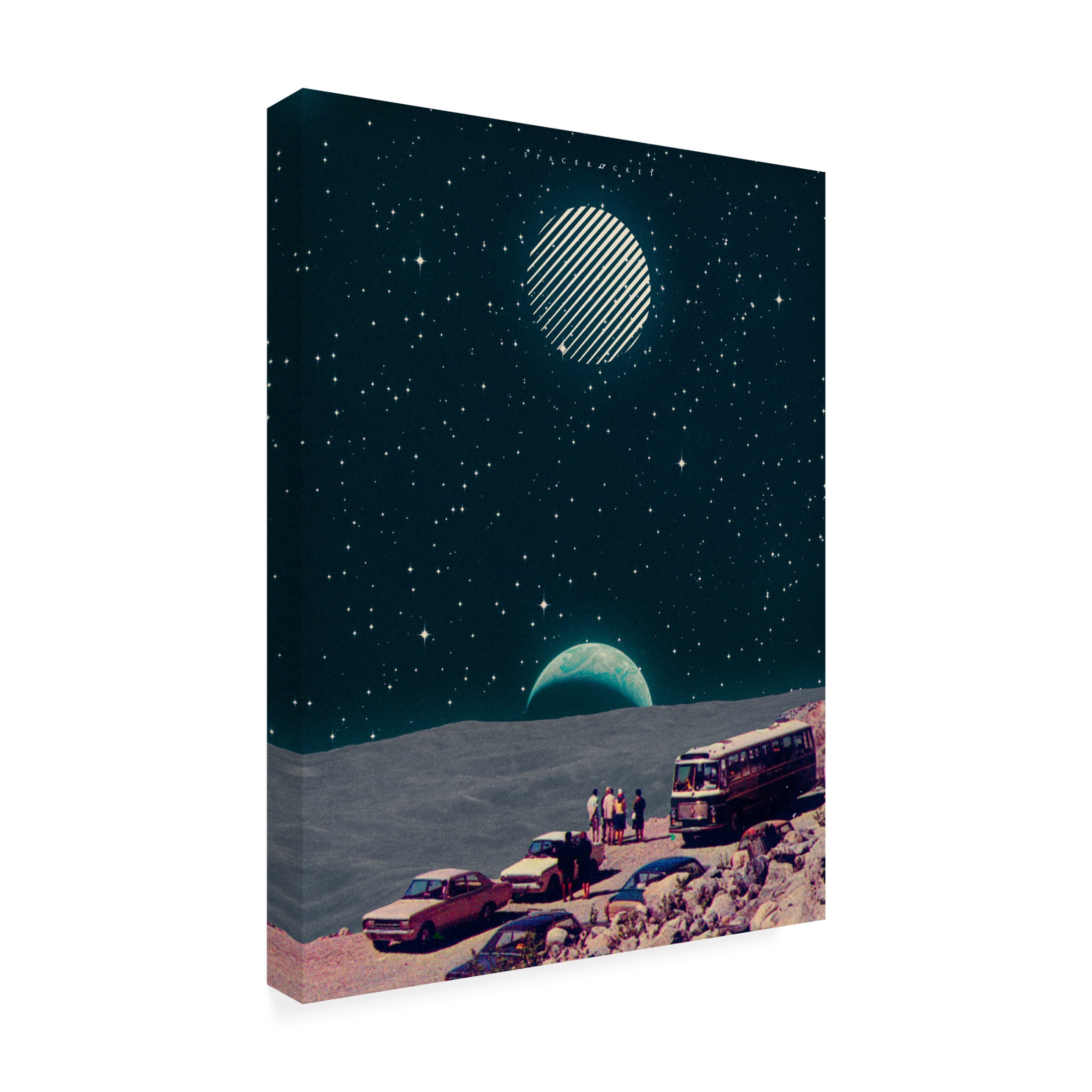 Trademark Fine Art spacerocket art 391 Canvas Wall Art