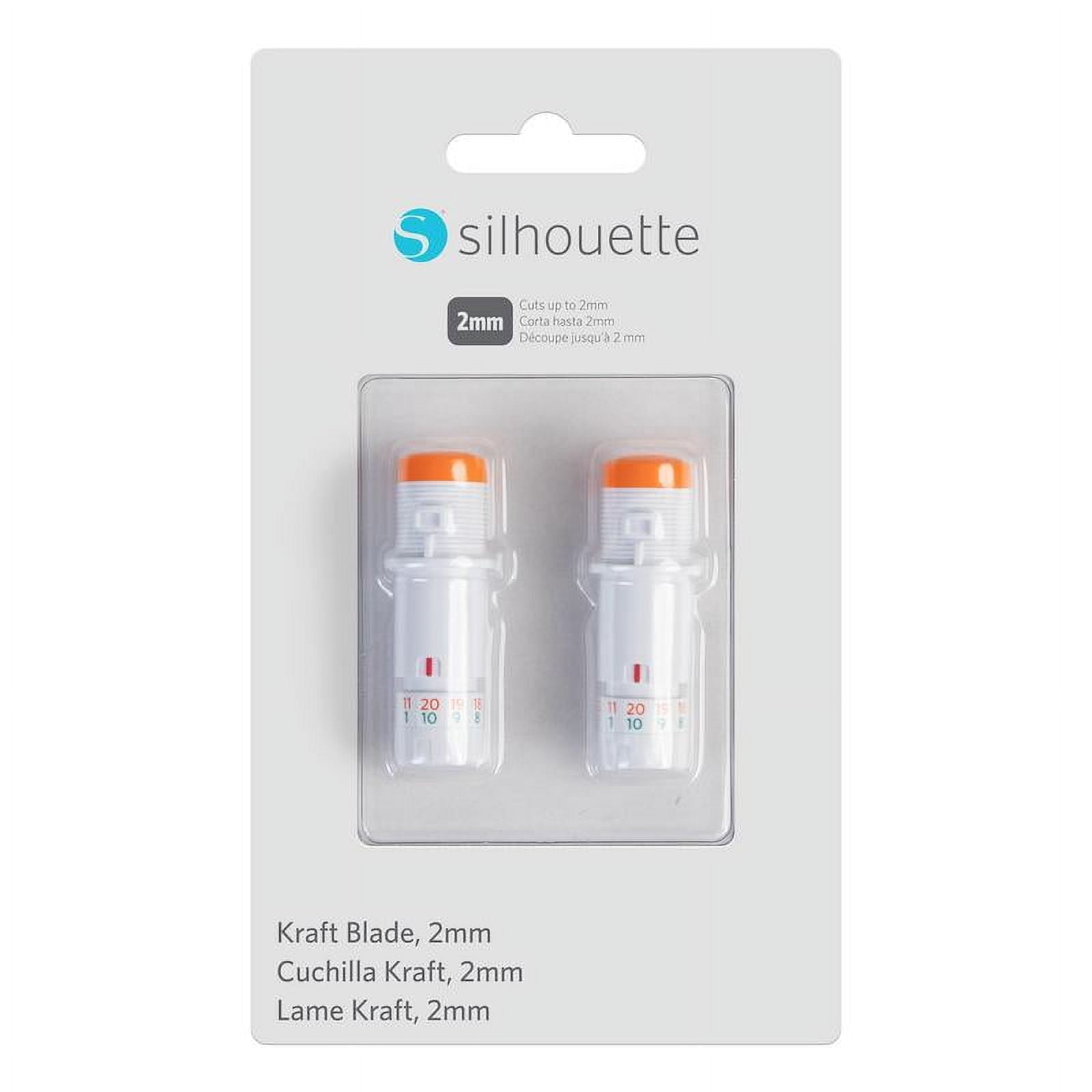 Silhouette America 2mm Kraft Blade Bundle White 2/Bundle (BD-SUPP-417)