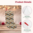 thumbnail image 4 of Lsque Multi-Colored Roosters Pattern 18 Inch Christmas Stockings, Festive Holiday Stocking for Christmas Decorations Holiday Decor, 4 of 7