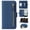 Blue, variant on Rugged Wallet Case for iPhone 14, PU Leather + TPU Phone Cover with Shoulder Strap Kickstand Zipper Pocket Card Slots Cash Pocket RFID Blocking & Hidden Make-up Mirror, Black